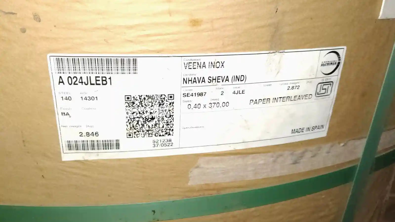 Industrial Stainless Steel Stock